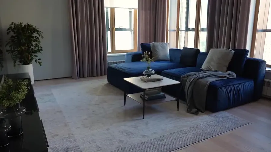 Video: Apartment in Dunkelblau